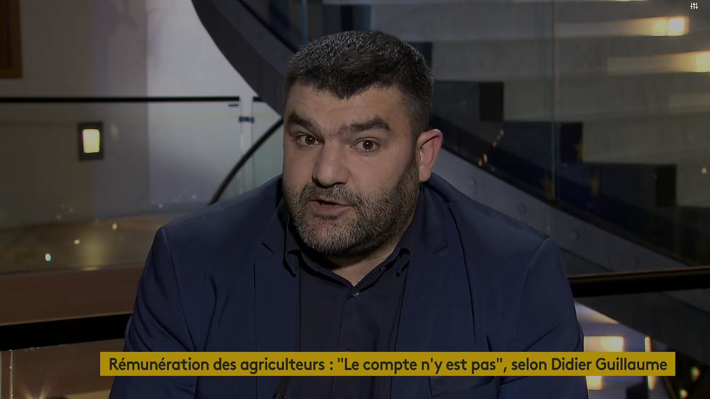 Jérémy Decerle sur l’antenne de France Info le 21 octobre 2019.  © France info